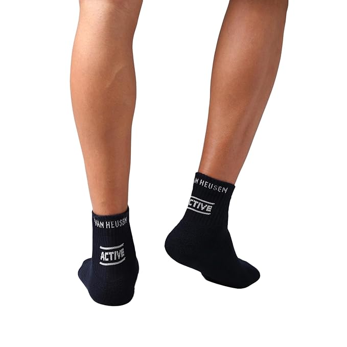 Van Heusen Men’s Ankle Socks 94001 | Soft Cotton Comfort & Everyday Wear
