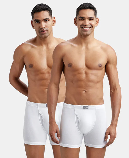 Jockey Men’s Boxer Brief 8008 | Pack of 2 | Premium Cotton Stretch Underwear