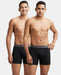 Jockey Men’s Boxer Brief 8009 | Pack of 2 | Cotton Stretch Mid-Rise Underwear