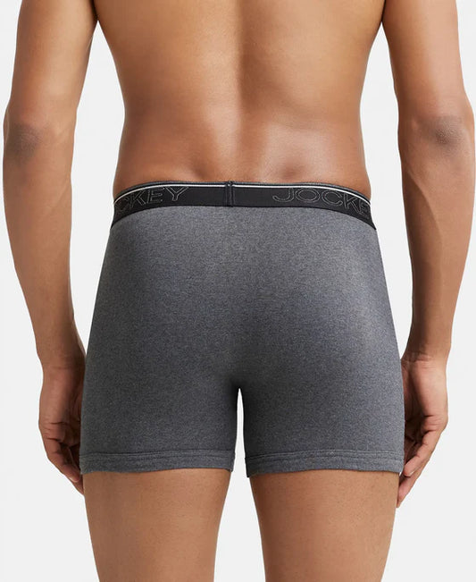 Jockey Men’s Boxer Brief 8009 | Pack of 2 | Cotton Stretch Mid-Rise Underwear