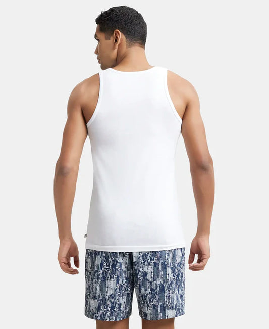 Jockey Men Vest 8820 – Classic Cotton Sleeveless Innerwear for Everyday Comfort