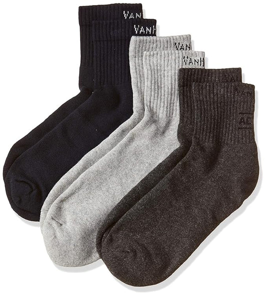 Van Heusen Men’s Ankle Socks 94001 | Soft Cotton Comfort & Everyday Wear
