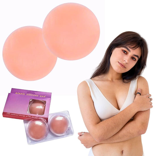 Reusable Silicone Nipple Pads for Women – Invisible, Skin-Friendly & Comfortable Coverage