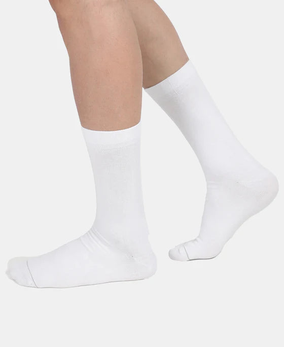 Jockey Crew Length Socks 7390 – Soft Cotton Stretch Daily Wear Socks for Men