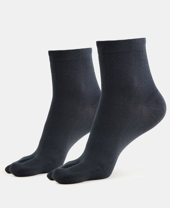 Jockey Men’s Ankle & Toe Socks 7487 | Pack of 2 | Soft Cotton Stretch Socks