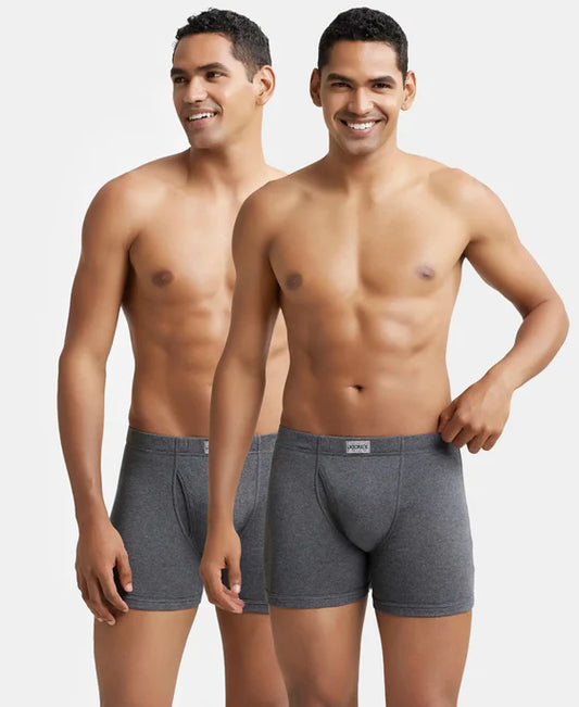 Jockey Men’s Boxer Brief 8008 | Pack of 2 | Premium Cotton Stretch Underwear