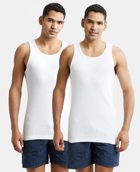 Jockey 8823 Men's Vest - 2 Piece Pack